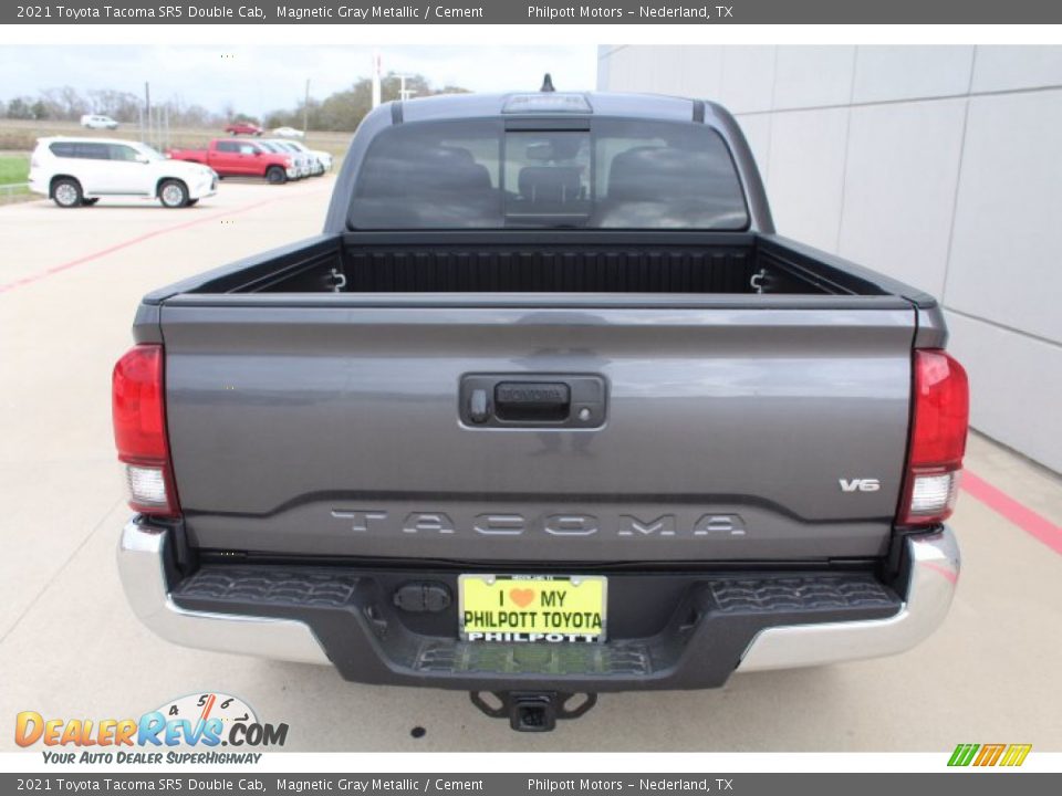 2021 Toyota Tacoma SR5 Double Cab Magnetic Gray Metallic / Cement Photo #7