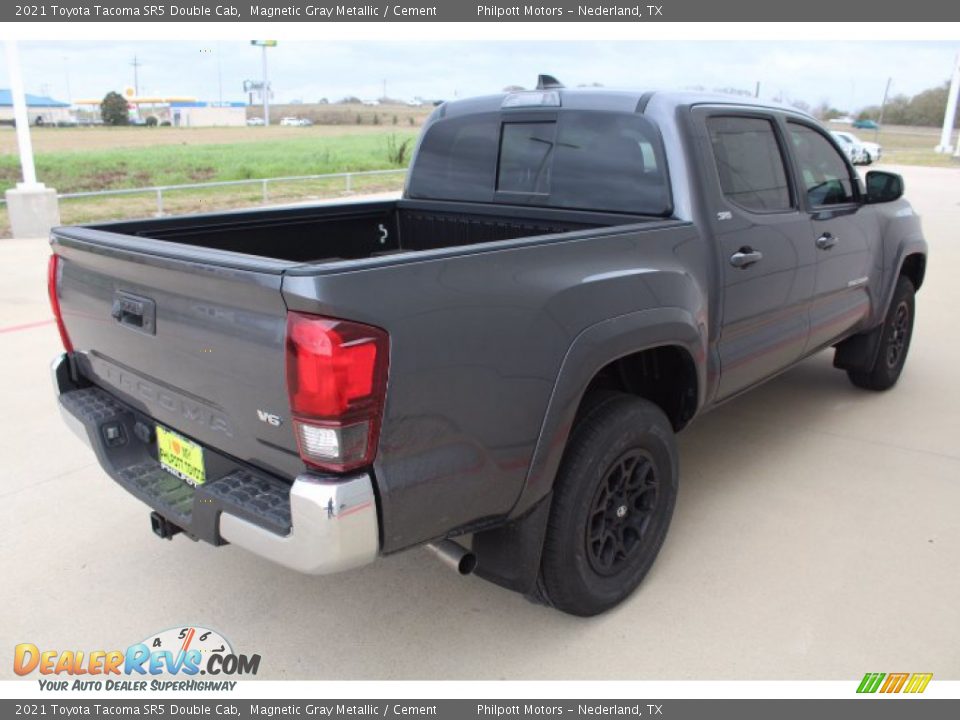 2021 Toyota Tacoma SR5 Double Cab Magnetic Gray Metallic / Cement Photo #8