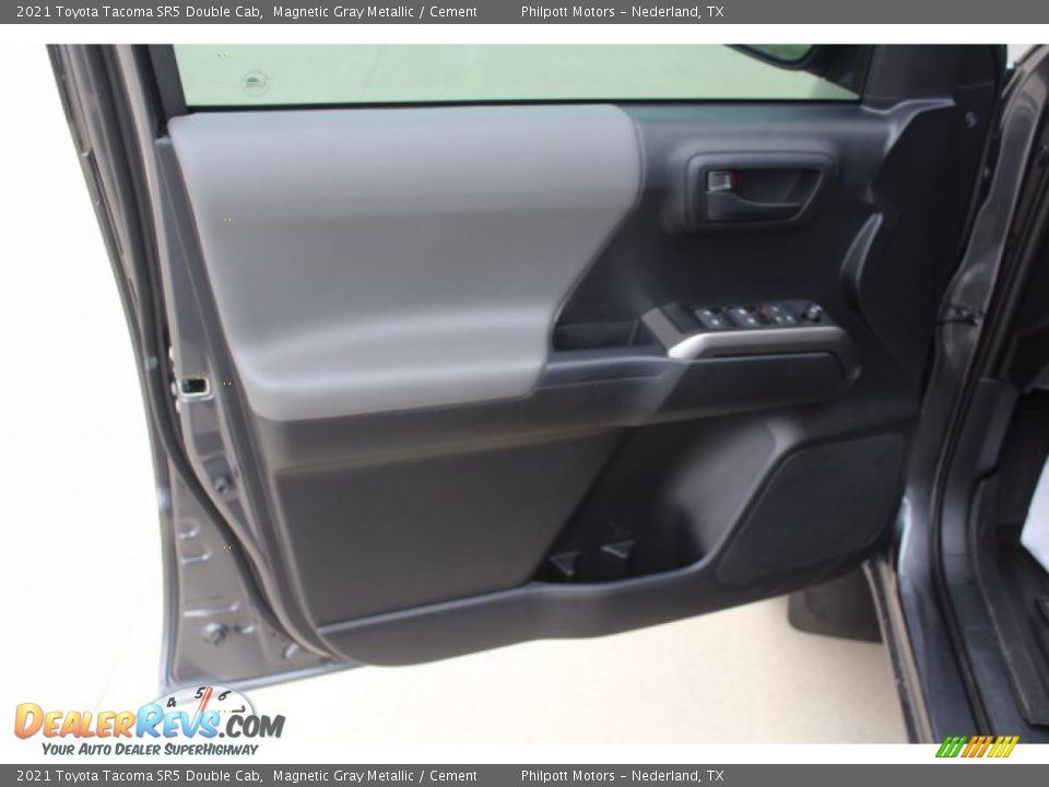 2021 Toyota Tacoma SR5 Double Cab Magnetic Gray Metallic / Cement Photo #9
