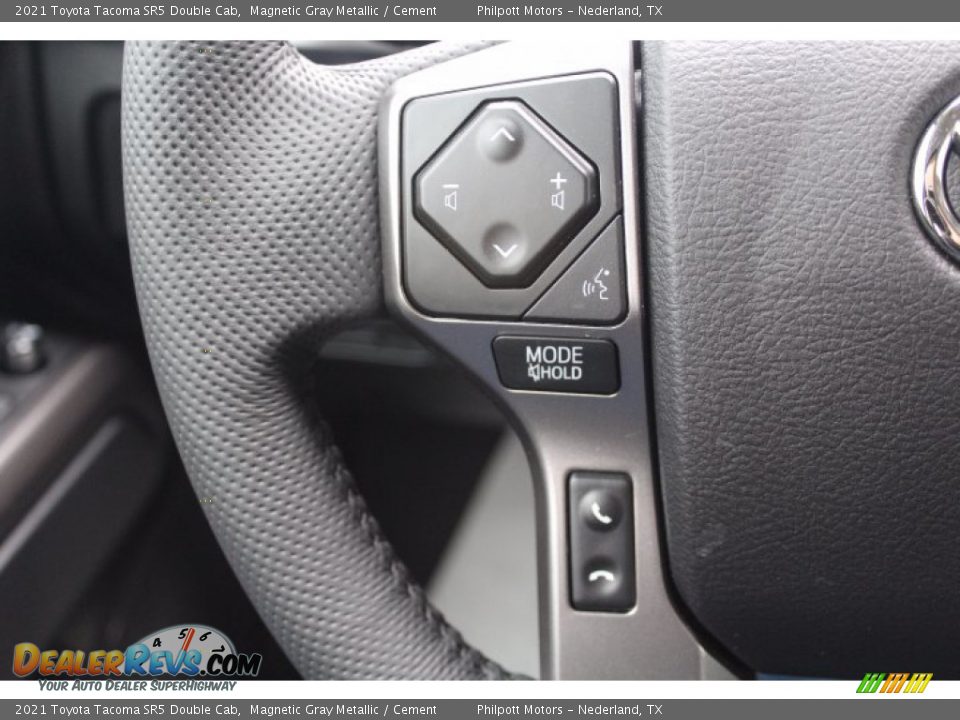 2021 Toyota Tacoma SR5 Double Cab Magnetic Gray Metallic / Cement Photo #11