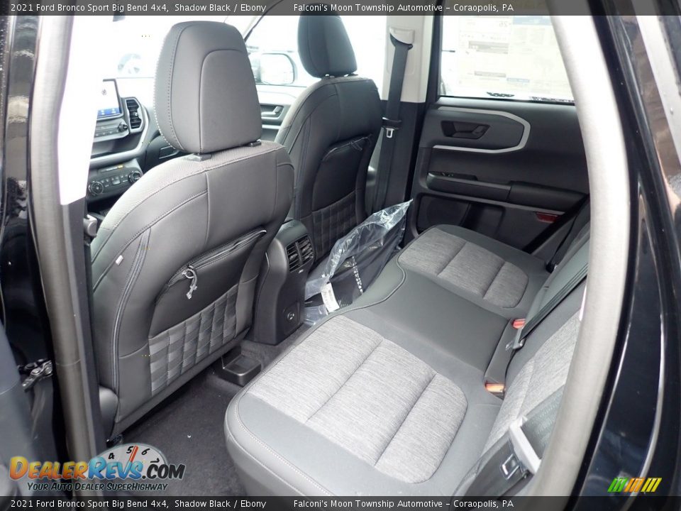 Rear Seat of 2021 Ford Bronco Sport Big Bend 4x4 Photo #8