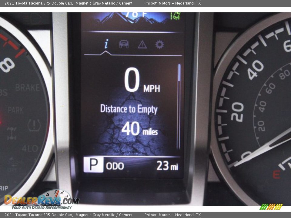 2021 Toyota Tacoma SR5 Double Cab Magnetic Gray Metallic / Cement Photo #14