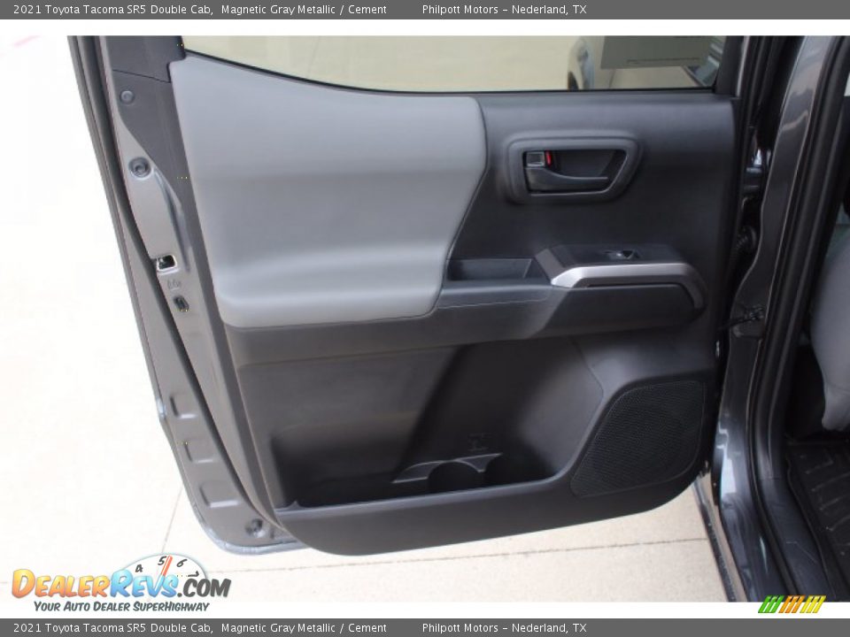 2021 Toyota Tacoma SR5 Double Cab Magnetic Gray Metallic / Cement Photo #18