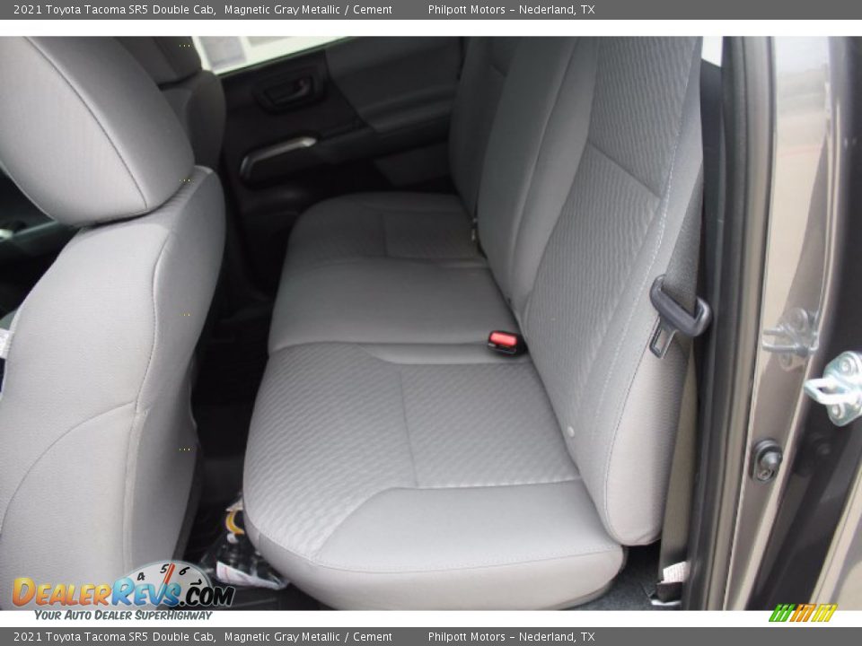 2021 Toyota Tacoma SR5 Double Cab Magnetic Gray Metallic / Cement Photo #19