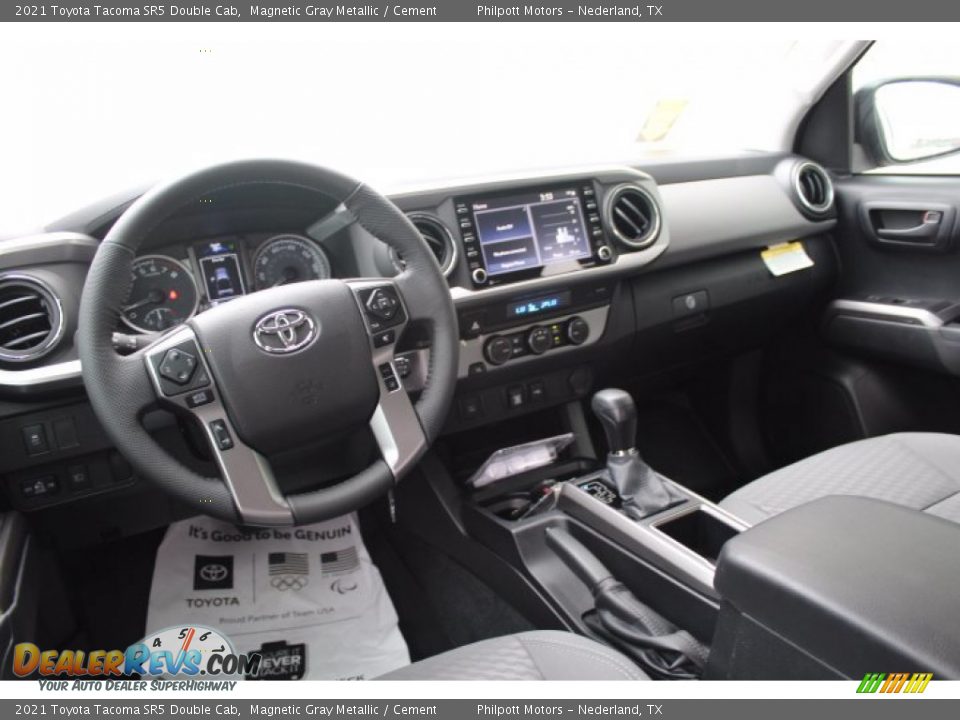 2021 Toyota Tacoma SR5 Double Cab Magnetic Gray Metallic / Cement Photo #20