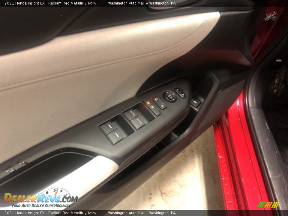 2021 Honda Insight EX Radiant Red Metallic / Ivory Photo #6