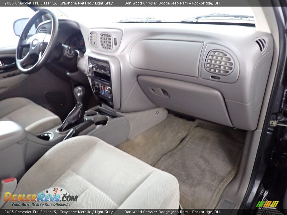 2005 Chevrolet TrailBlazer LS Graystone Metallic / Light Gray Photo #31