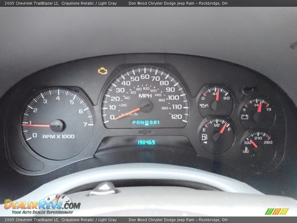 2005 Chevrolet TrailBlazer LS Graystone Metallic / Light Gray Photo #32