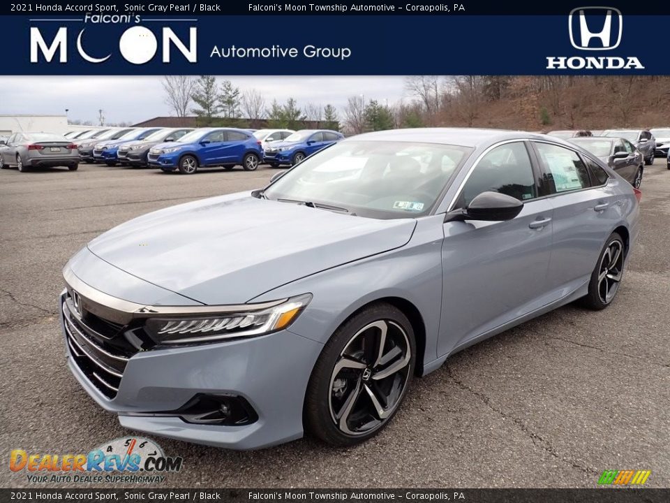 2021 Honda Accord Sport Sonic Gray Pearl / Black Photo #1