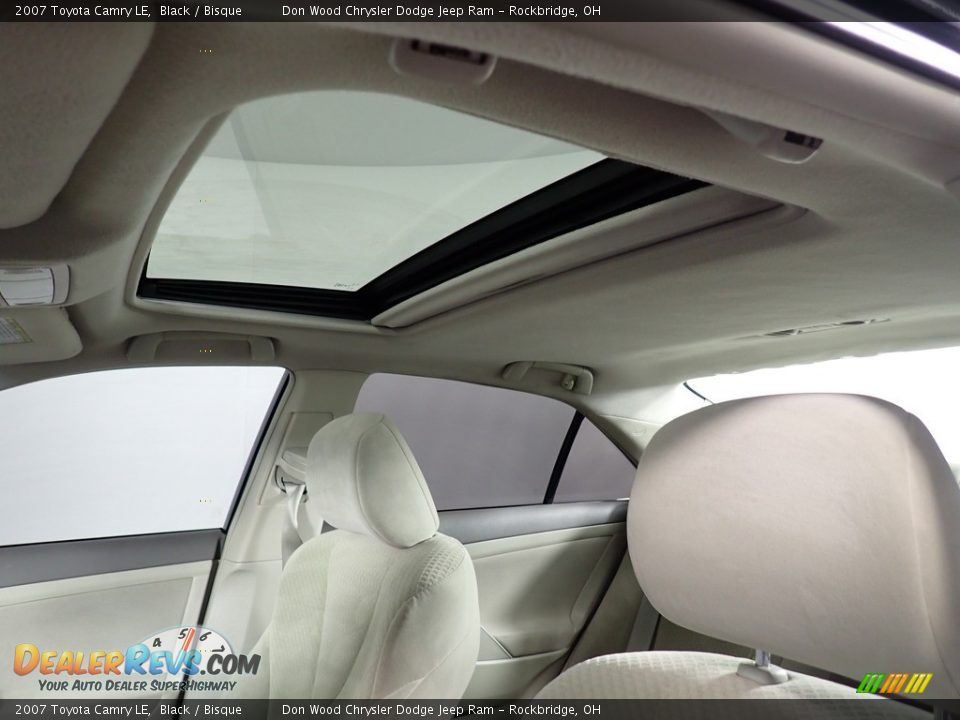 2007 Toyota Camry LE Black / Bisque Photo #3