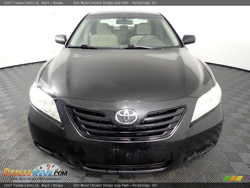2007 Toyota Camry LE Black / Bisque Photo #5