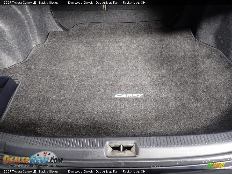 2007 Toyota Camry LE Black / Bisque Photo #14