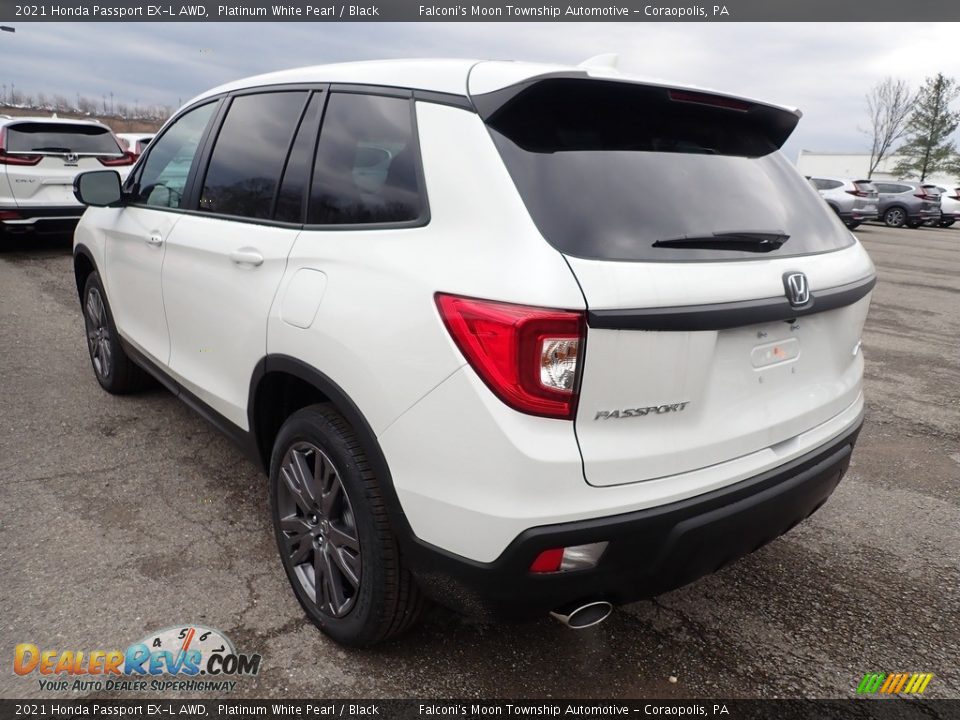 2021 Honda Passport EX-L AWD Platinum White Pearl / Black Photo #2