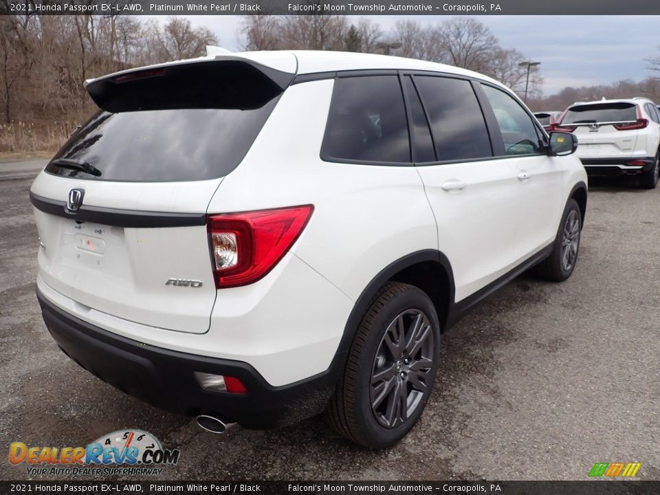 2021 Honda Passport EX-L AWD Platinum White Pearl / Black Photo #4