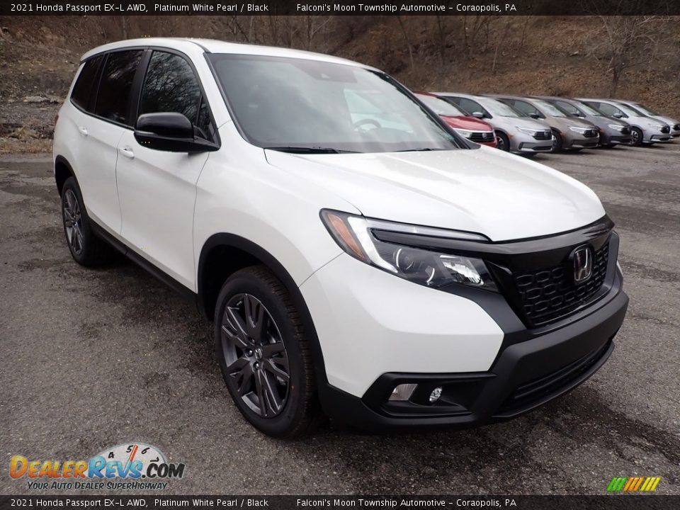 2021 Honda Passport EX-L AWD Platinum White Pearl / Black Photo #5