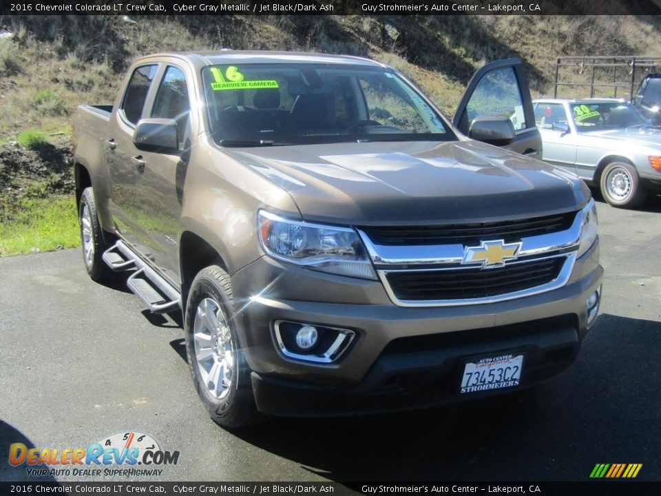 2016 Chevrolet Colorado LT Crew Cab Cyber Gray Metallic / Jet Black/Dark Ash Photo #1