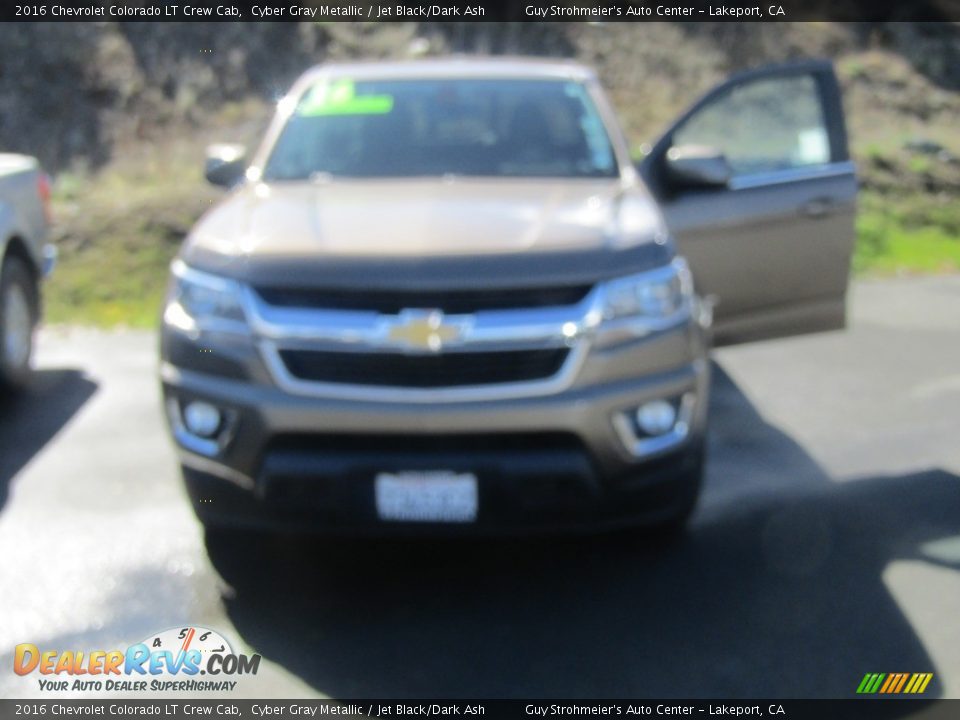 2016 Chevrolet Colorado LT Crew Cab Cyber Gray Metallic / Jet Black/Dark Ash Photo #3