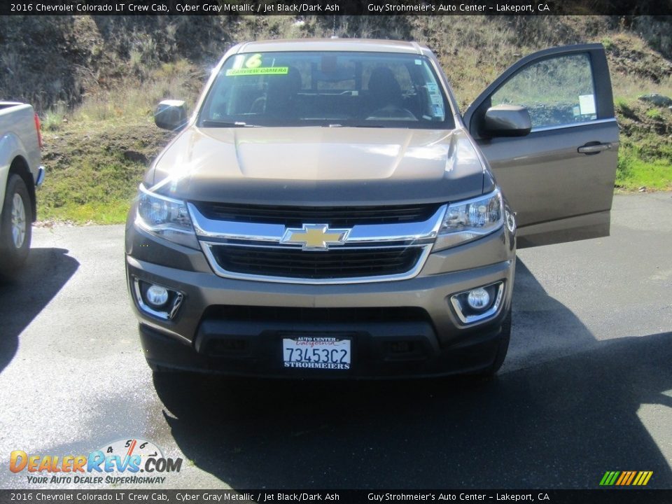 2016 Chevrolet Colorado LT Crew Cab Cyber Gray Metallic / Jet Black/Dark Ash Photo #4