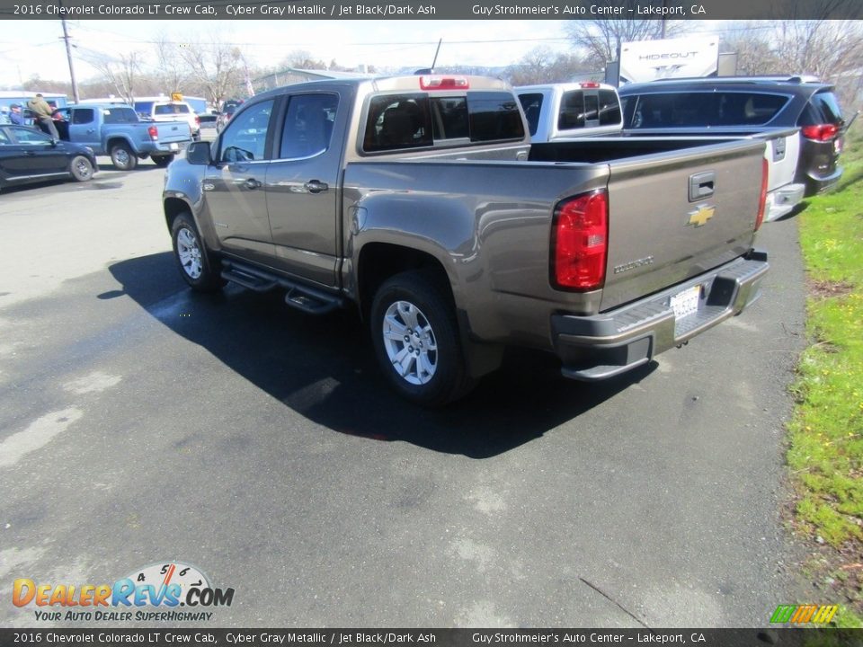 2016 Chevrolet Colorado LT Crew Cab Cyber Gray Metallic / Jet Black/Dark Ash Photo #6