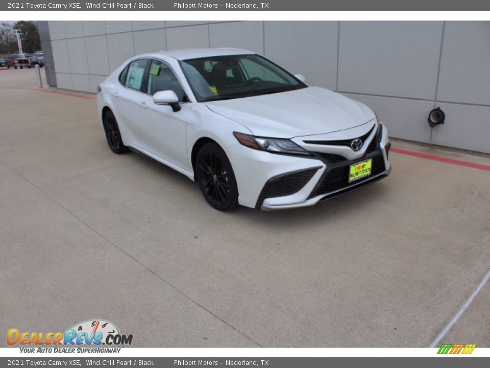2021 Toyota Camry XSE Wind Chill Pearl / Black Photo #2