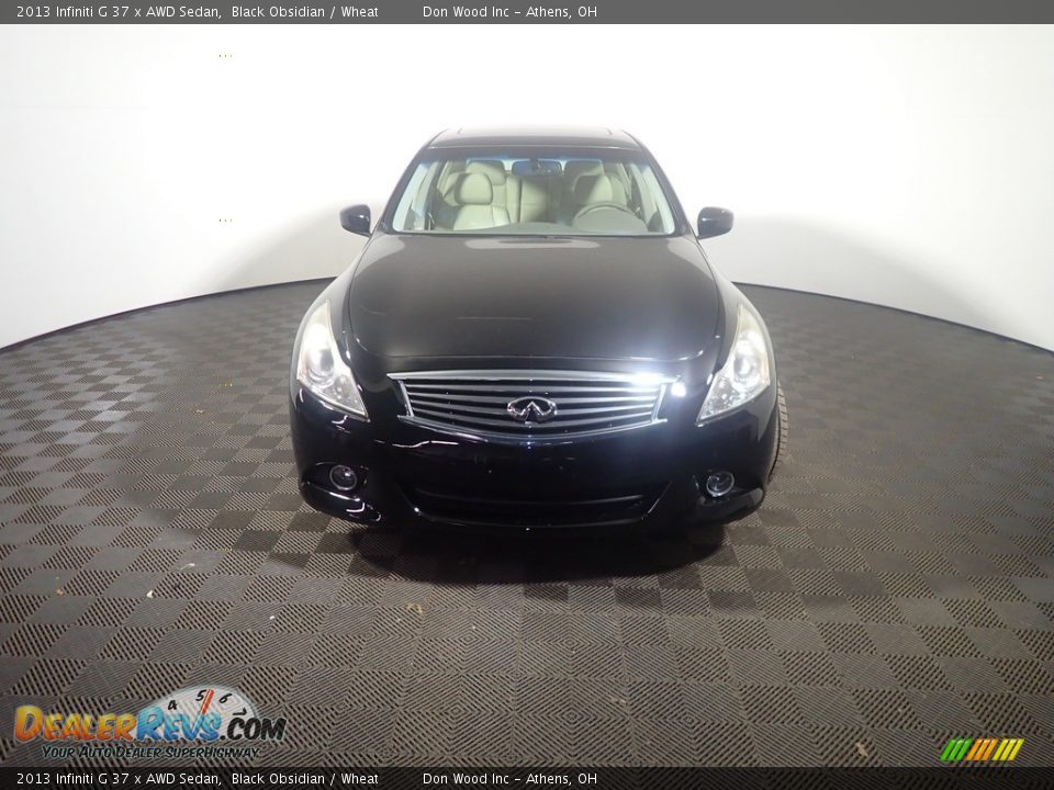 2013 Infiniti G 37 x AWD Sedan Black Obsidian / Wheat Photo #8