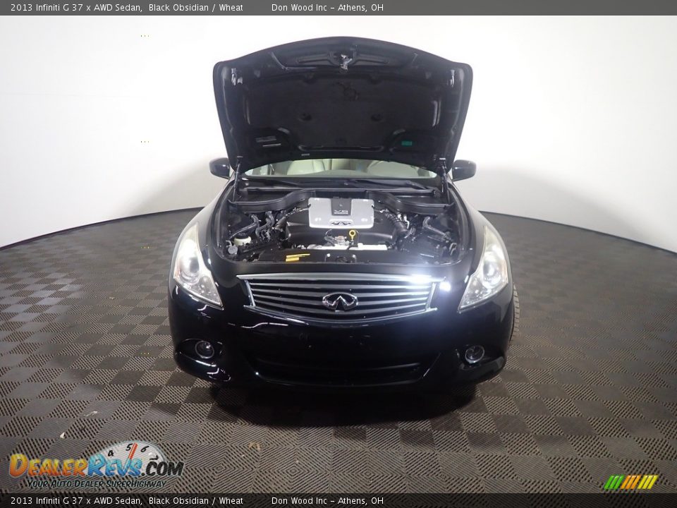 2013 Infiniti G 37 x AWD Sedan Black Obsidian / Wheat Photo #9