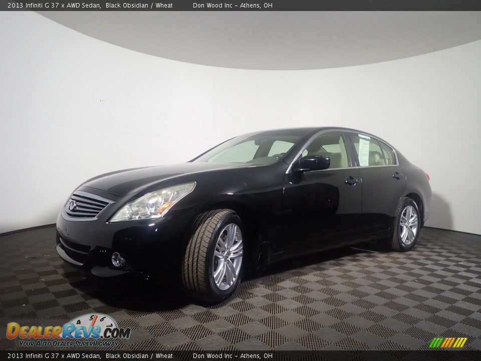 2013 Infiniti G 37 x AWD Sedan Black Obsidian / Wheat Photo #11