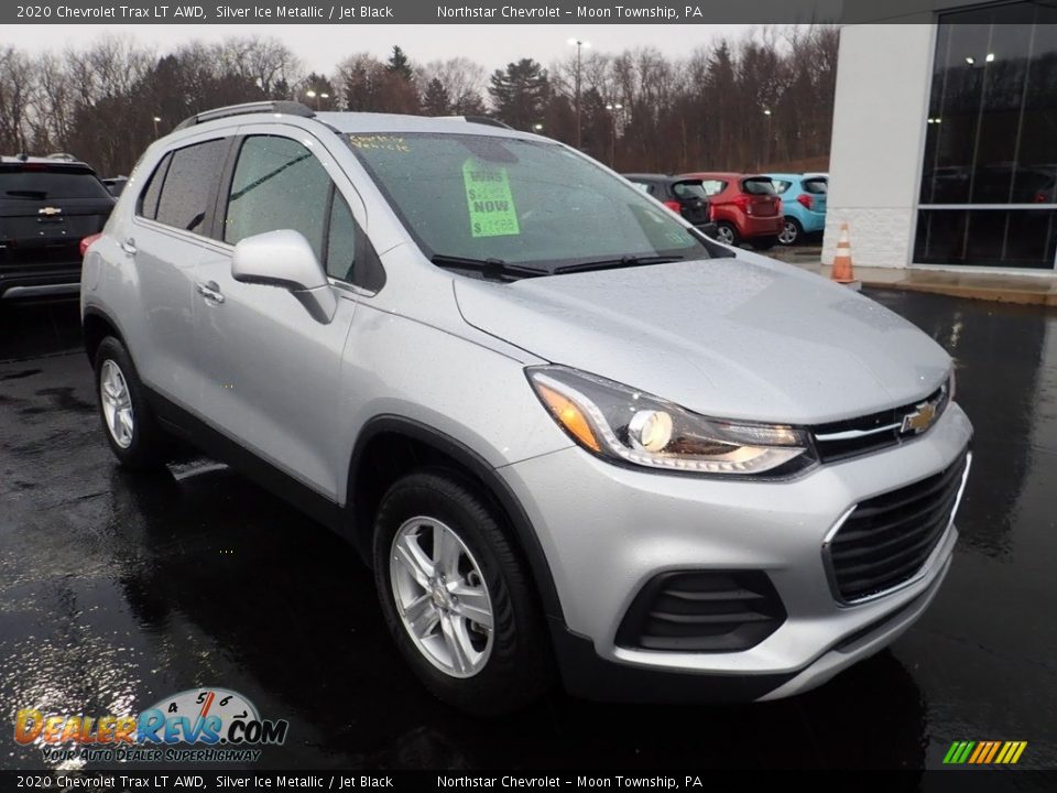 2020 Chevrolet Trax LT AWD Silver Ice Metallic / Jet Black Photo #8