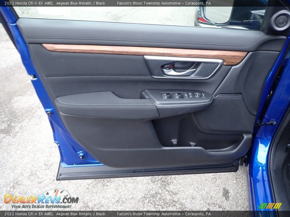2021 Honda CR-V EX AWD Aegean Blue Metallic / Black Photo #11
