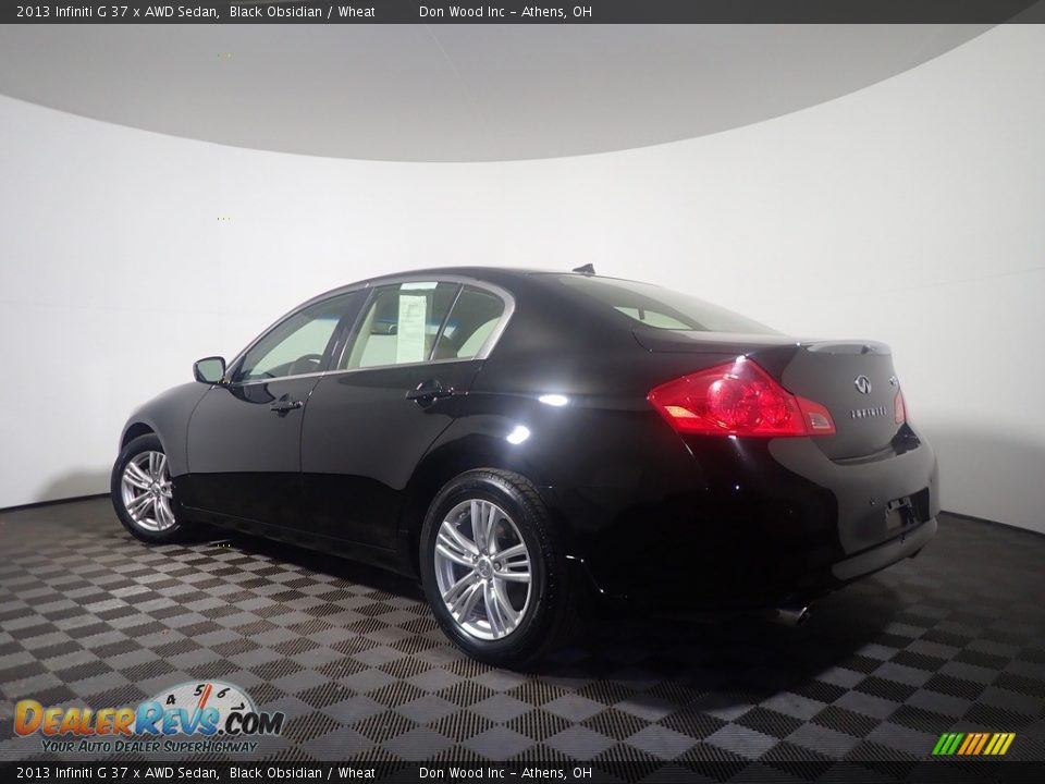 2013 Infiniti G 37 x AWD Sedan Black Obsidian / Wheat Photo #14