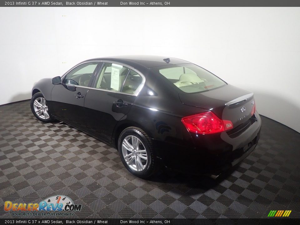 2013 Infiniti G 37 x AWD Sedan Black Obsidian / Wheat Photo #15