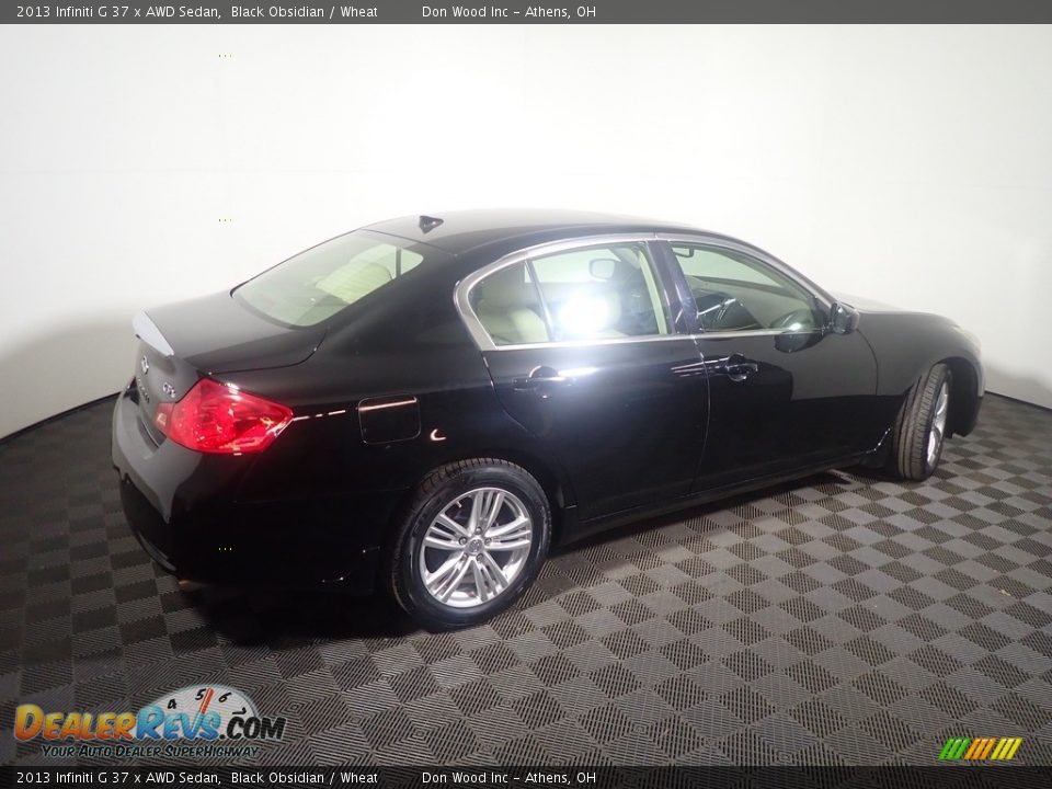 2013 Infiniti G 37 x AWD Sedan Black Obsidian / Wheat Photo #20