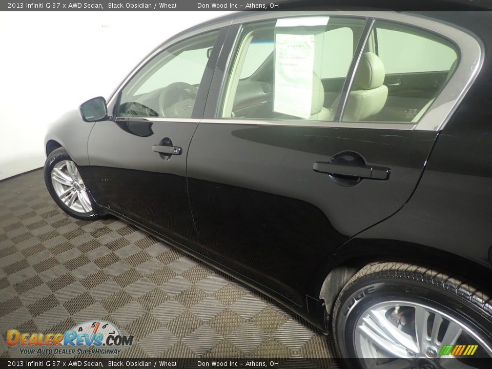 2013 Infiniti G 37 x AWD Sedan Black Obsidian / Wheat Photo #21