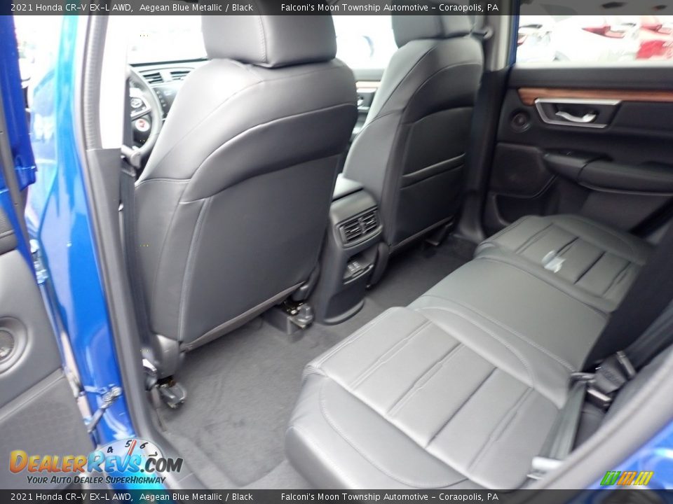 2021 Honda CR-V EX-L AWD Aegean Blue Metallic / Black Photo #9