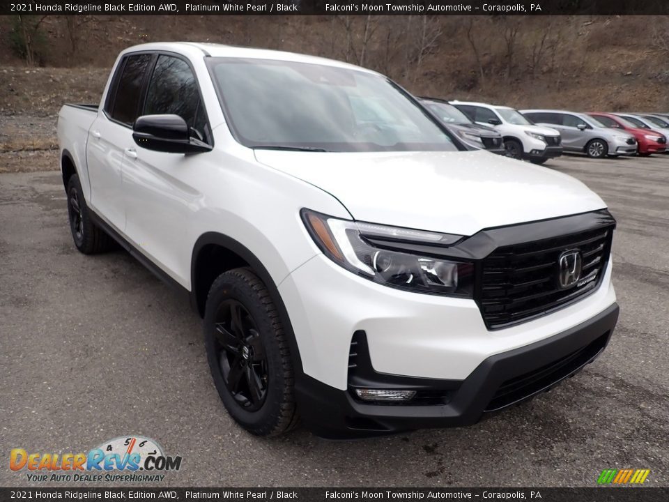 2021 Honda Ridgeline Black Edition AWD Platinum White Pearl / Black Photo #5