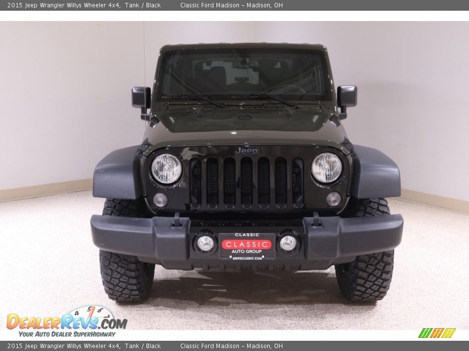 2015 Jeep Wrangler Willys Wheeler 4x4 Tank / Black Photo #2