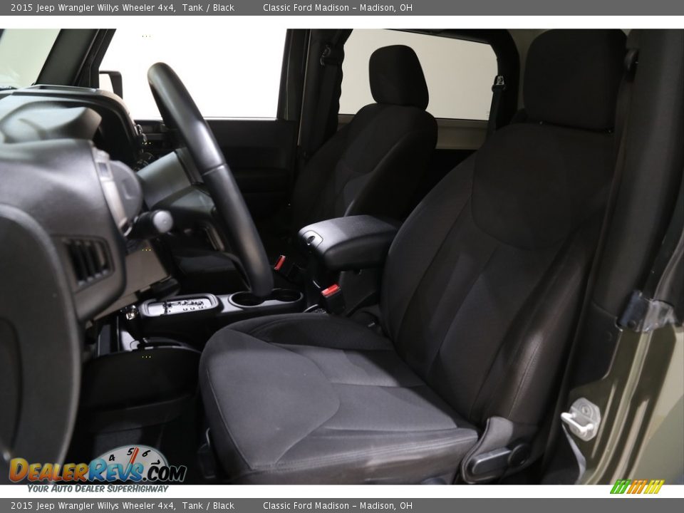 2015 Jeep Wrangler Willys Wheeler 4x4 Tank / Black Photo #5