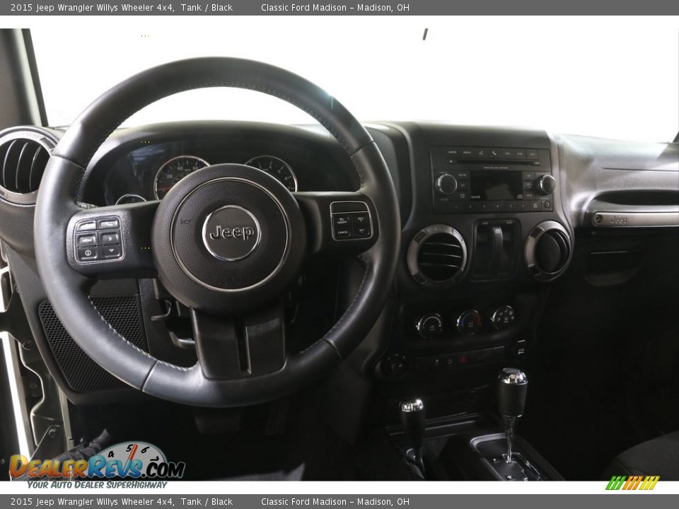2015 Jeep Wrangler Willys Wheeler 4x4 Tank / Black Photo #6