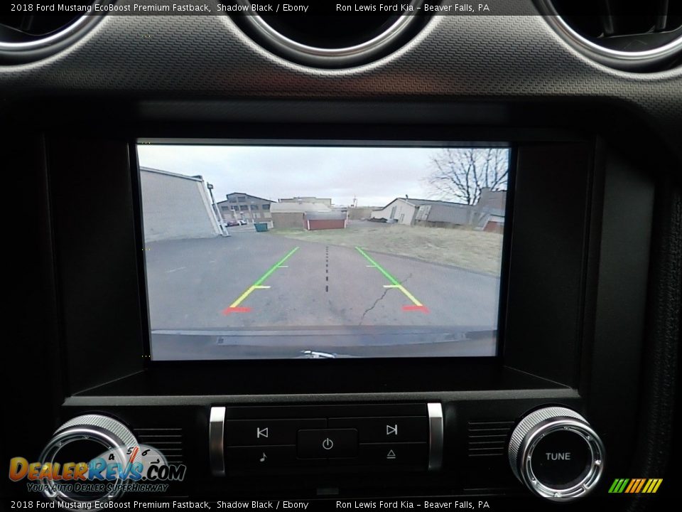 2018 Ford Mustang EcoBoost Premium Fastback Shadow Black / Ebony Photo #19