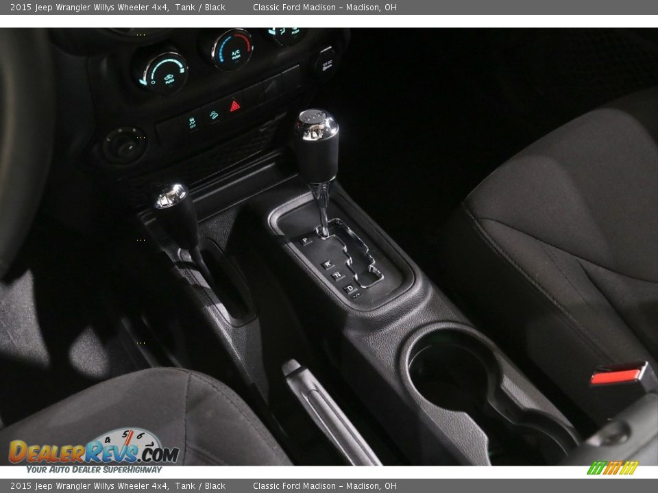 2015 Jeep Wrangler Willys Wheeler 4x4 Tank / Black Photo #12