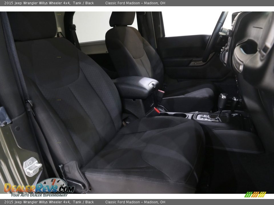 2015 Jeep Wrangler Willys Wheeler 4x4 Tank / Black Photo #13