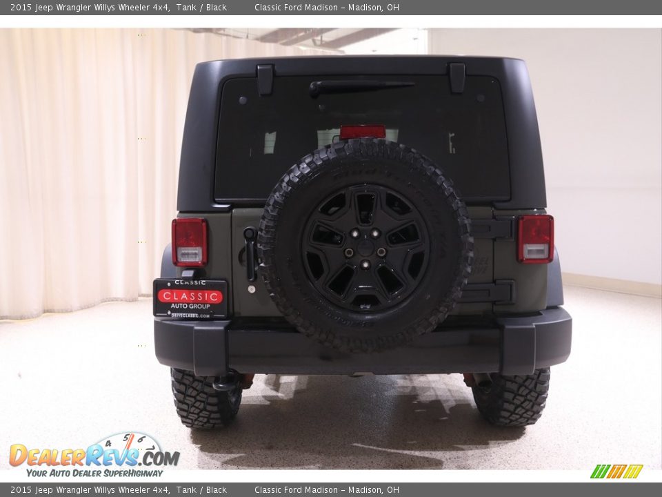 2015 Jeep Wrangler Willys Wheeler 4x4 Tank / Black Photo #16