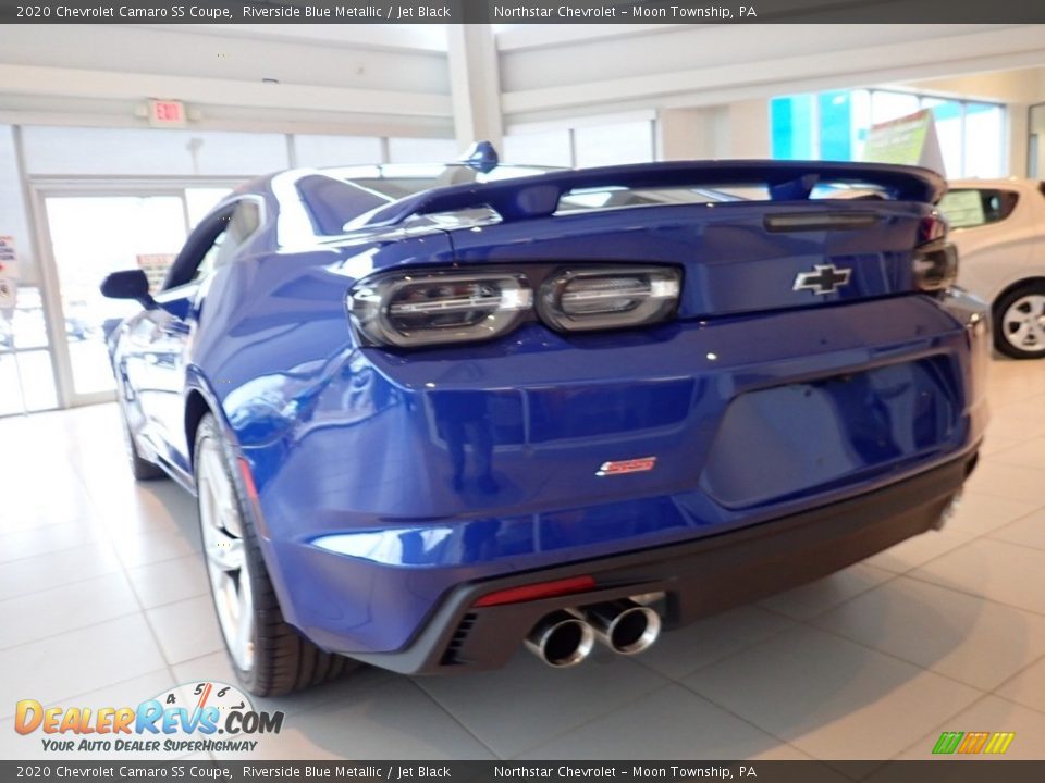 2020 Chevrolet Camaro SS Coupe Riverside Blue Metallic / Jet Black Photo #7