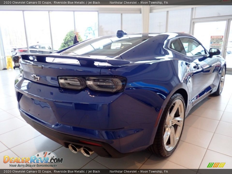 2020 Chevrolet Camaro SS Coupe Riverside Blue Metallic / Jet Black Photo #9