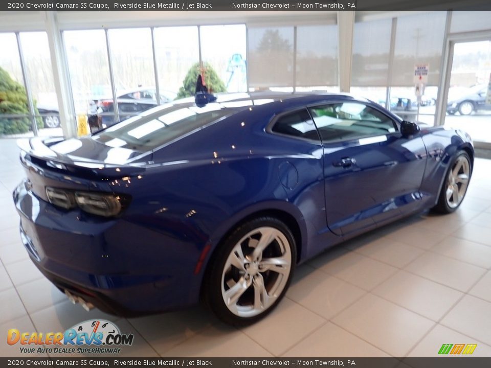 2020 Chevrolet Camaro SS Coupe Riverside Blue Metallic / Jet Black Photo #10