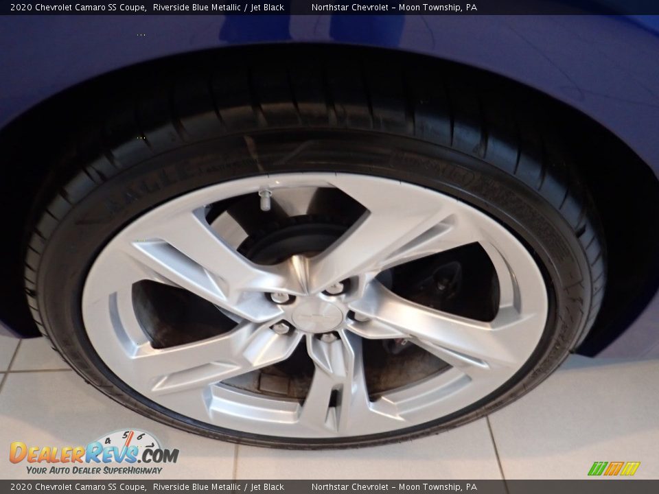 2020 Chevrolet Camaro SS Coupe Riverside Blue Metallic / Jet Black Photo #11