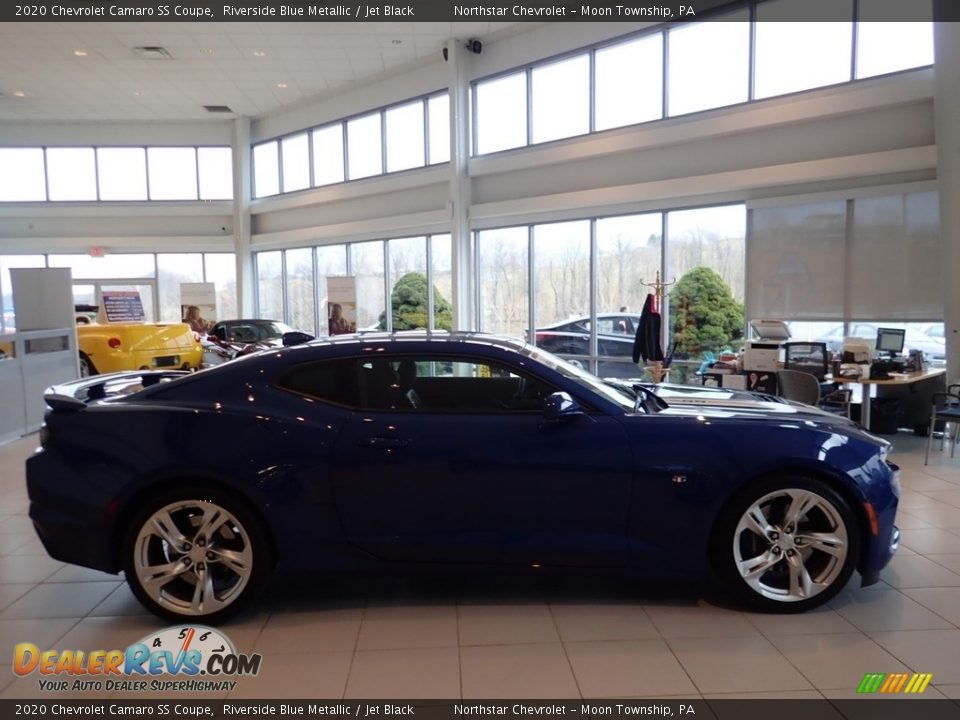 2020 Chevrolet Camaro SS Coupe Riverside Blue Metallic / Jet Black Photo #12