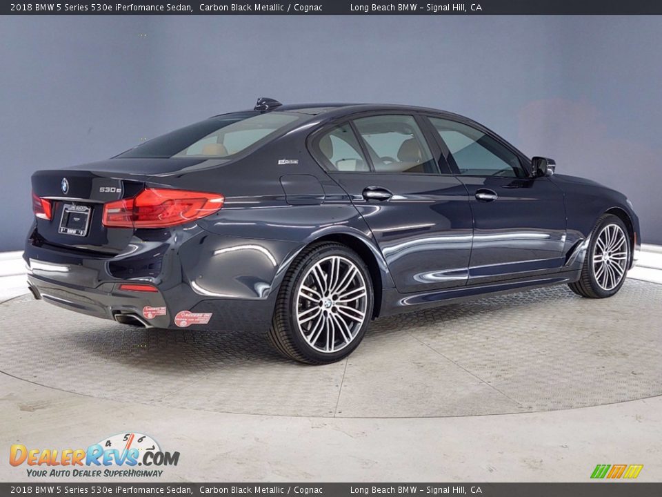 Carbon Black Metallic 2018 BMW 5 Series 530e iPerfomance Sedan Photo #5