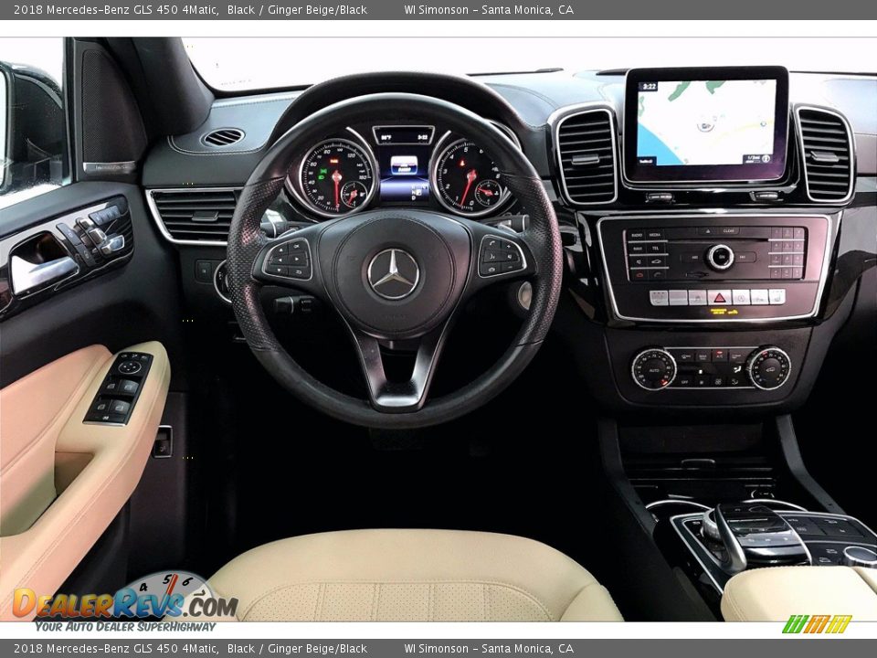 Dashboard of 2018 Mercedes-Benz GLS 450 4Matic Photo #4