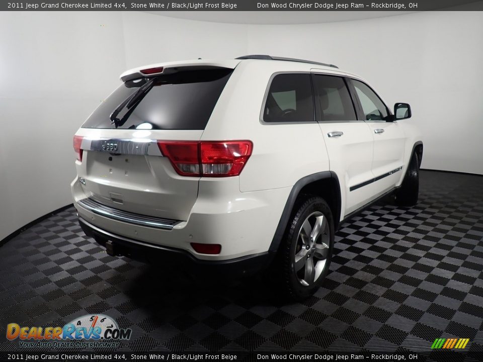 2011 Jeep Grand Cherokee Limited 4x4 Stone White / Black/Light Frost Beige Photo #19